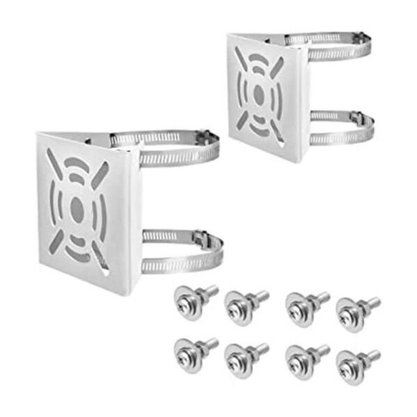Qfrist 2 adaptadores universales de montaje en poste_1