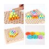QZMTOY Juego de cuentas de madera para clavijas_6