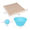 QZMTOY Juego de cuentas de madera para clavijas_2