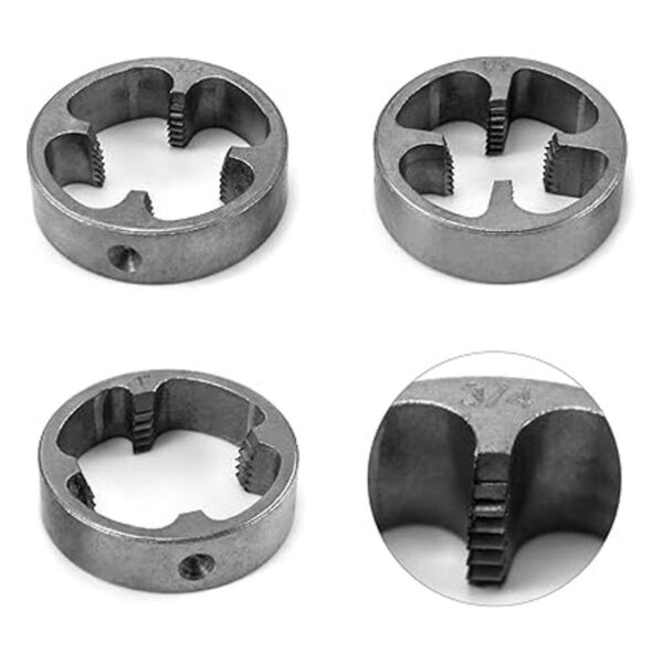 QWORK NPT Die Set 6 piezas de PVC hilo Maker Tools tubo_2