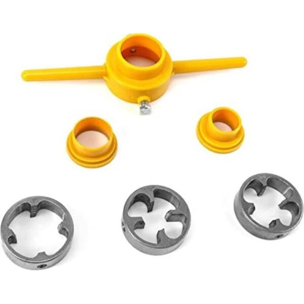 QWORK NPT Die Set 6 piezas de PVC hilo Maker Tools tubo_1