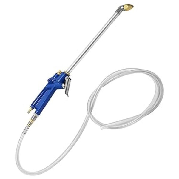 QWORK Pistola de limpieza de motor neumática con manguera_4