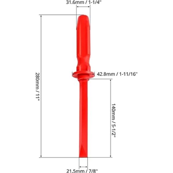 QWORK Rascador de cincel paquete de 2 78 pulgadas