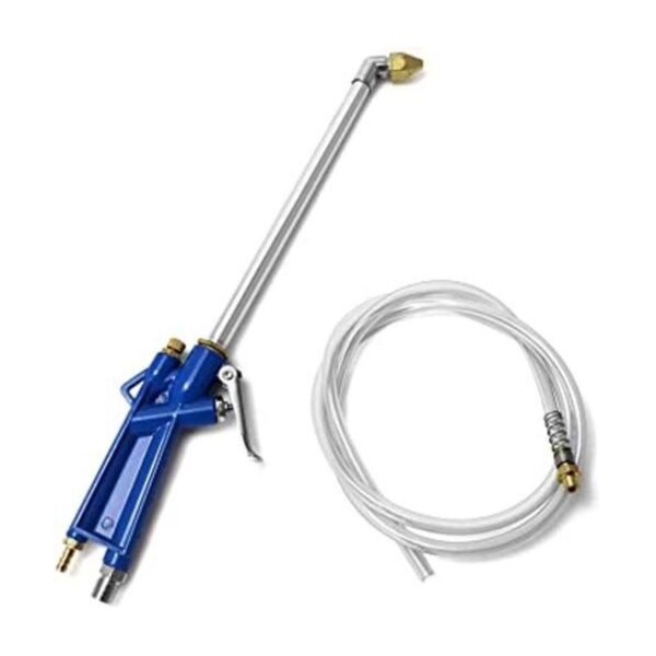 QWORK Pistola de limpieza de motor neumática con manguera_1