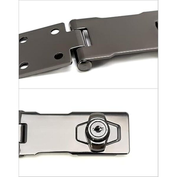 QWORK Cerraduras de cerrojo con llave de 4 pulgadas_4