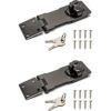 QWORK Cerraduras de cerrojo con llave de 4 pulgadas_1