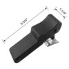 QWORK 4 unidades de cerrojo de goma flexible negro suave_4