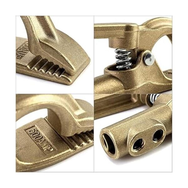 QWORK Abrazadera de tierra de bronce de soldadura 1.6_4