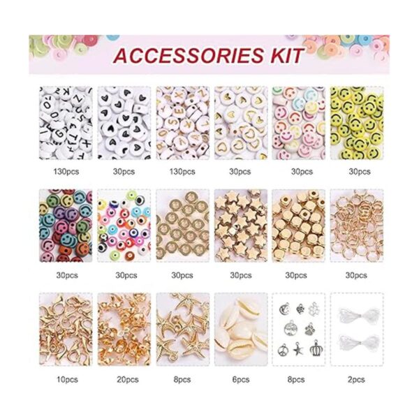 QUEFE 10800 cuentas de arcilla para kit de fabricación de