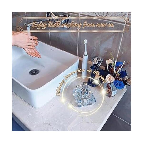 QTQZDD Dispensador de jabón de cristal para baño moderno_2