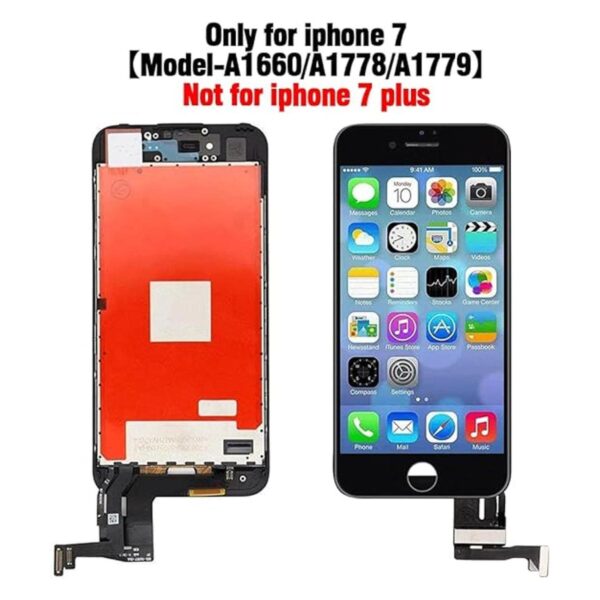 QTlier Reemplazo de pantalla para iPhone 7 pantalla LCD y_2