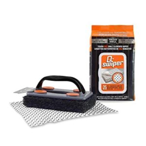 QSwiper Juego de limpiador de parrilla para barbacoa 1_1