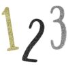 QQU Pegatinas de letras y números con purpurina negra_5