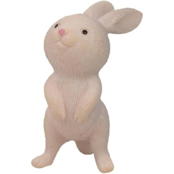 QTFHR 7 piezas de figuras de animales de conejo para