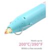 QST EXPRESS Pistola de calor de resina cable de 6.6 pies_5