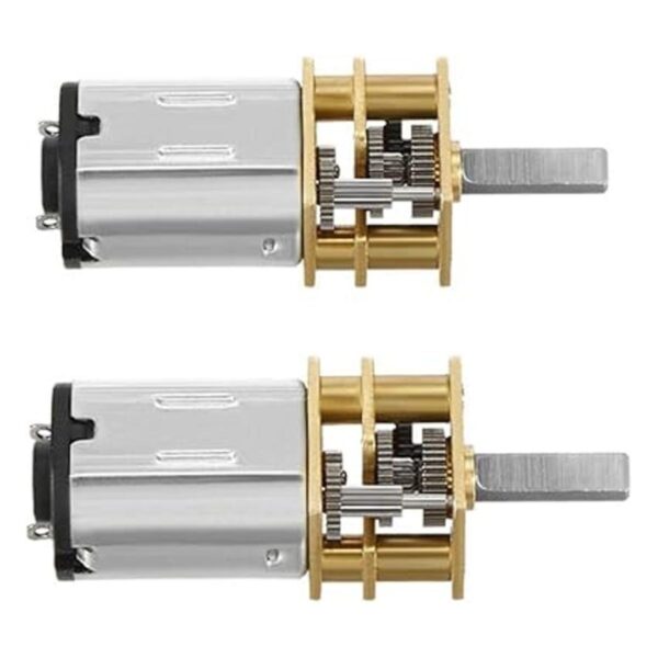 QMseller Motor de reducción de velocidad de CC 6 V 50 RPM_2