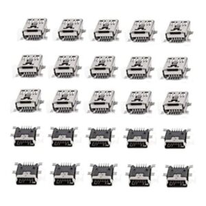 QMseller Conector mini USB tipo B hembra 5 pines 180_1