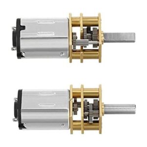 QMseller Motor de reducción de velocidad de CC 6 V 50 RPM_1