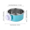 QIYADIN Cuenco colgante desmontable para perro acero_2