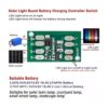 QINIZX Controlador de carga solar 3 unidades batería de_3
