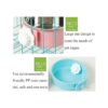 QIYADIN Cuenco colgante desmontable para perro acero_6