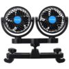 QIFUN Ventiladores eléctricos para el asiento trasero del