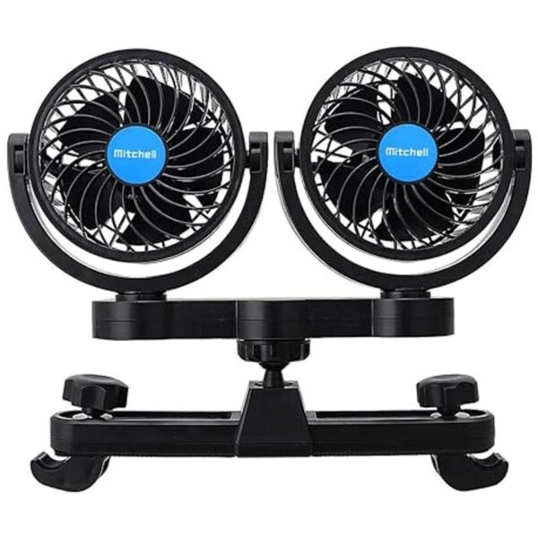 QIFUN Ventiladores eléctricos para el asiento trasero del