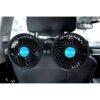 QIFUN Ventiladores eléctricos para el asiento trasero del