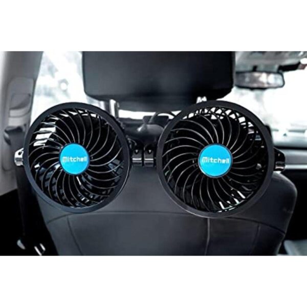 QIFUN Ventiladores eléctricos para el asiento trasero del
