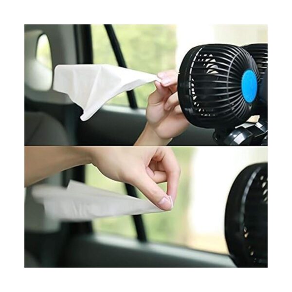 QIFUN Ventiladores eléctricos para el asiento trasero del