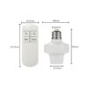 QIACHIP Lámpara de control remoto enchufe E26 E27_2