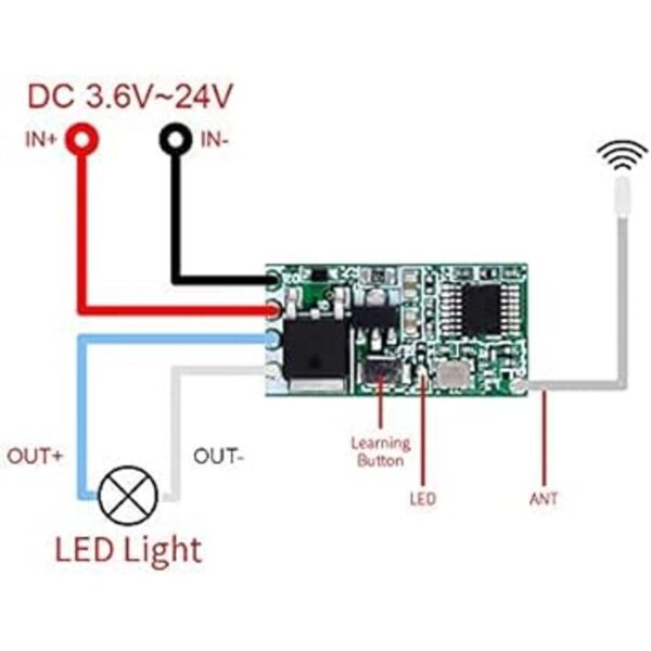 QIACHIP Interruptor universal de control remoto RF_2
