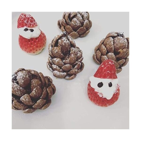 QHZHANG Christmas Bulk Package of Natural Pinecones for