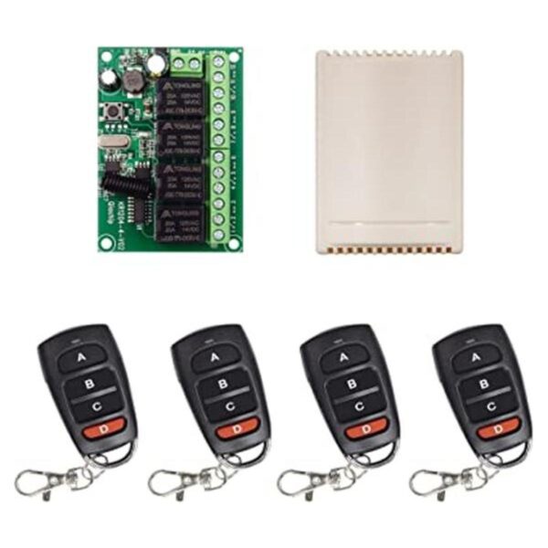 QIACHIP Interruptor RF inalámbrico de 433 Mhz de largo_1