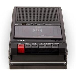 QFX RETRO39 Grabadora de cinta para zapatos Cubierta de_1