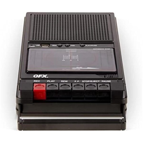 QFX RETRO39 Grabadora de cinta para zapatos Cubierta de_1