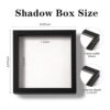 QDSSDECO Cajas de sombra de 8 x 8 pulgadas con caja de