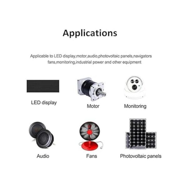 QEBIDUM Convertidor de 12 V a 24 V 10 A 240 W DC Boost_5
