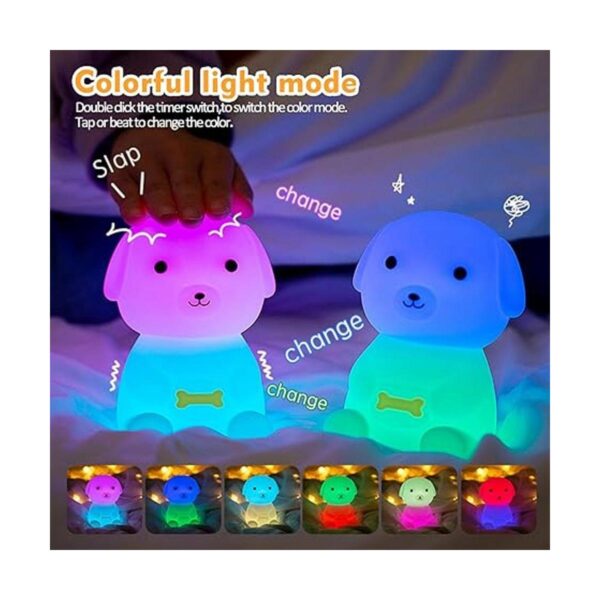 QANYI Luz nocturna para cachorros y perros luz LED que_2