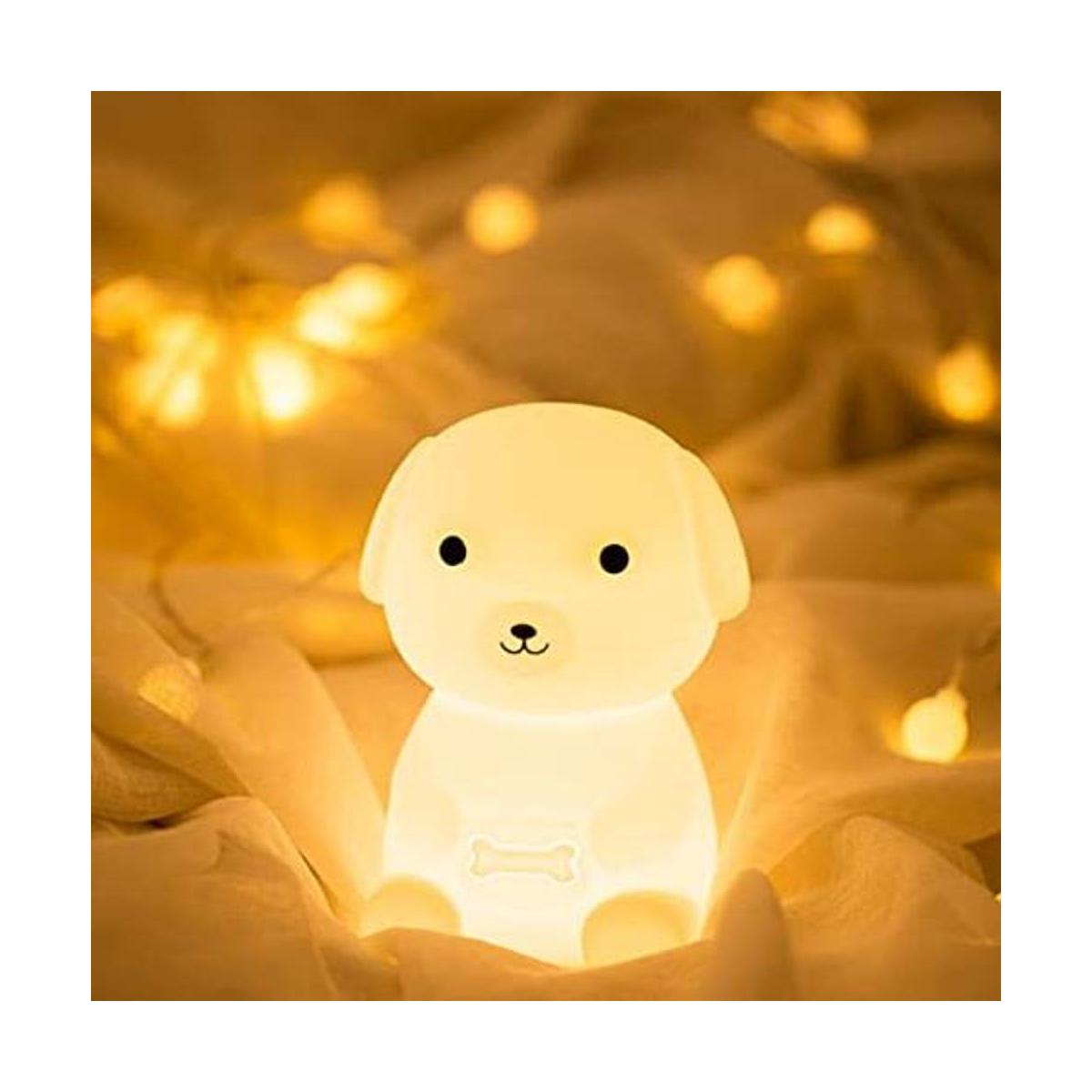 QANYI Luz nocturna para cachorros y perros luz LED que