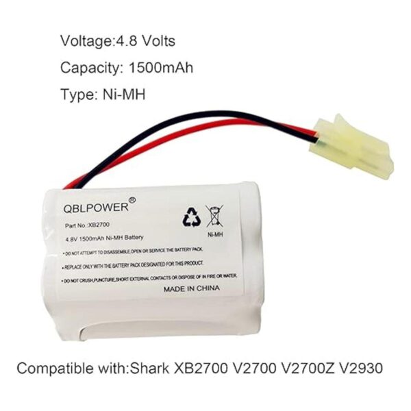QBLPOWER XB2700 V2700 V2700Z V2930 VACXB2700 Batería de_2