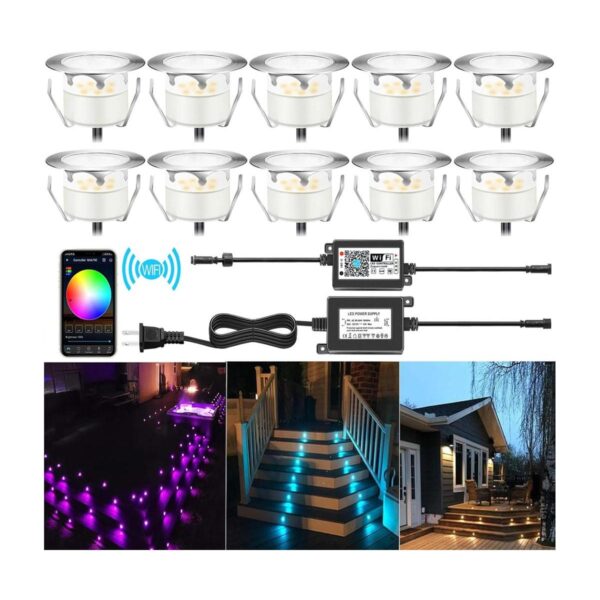 QACA Kit de luces LED inteligentes para cubierta con_1