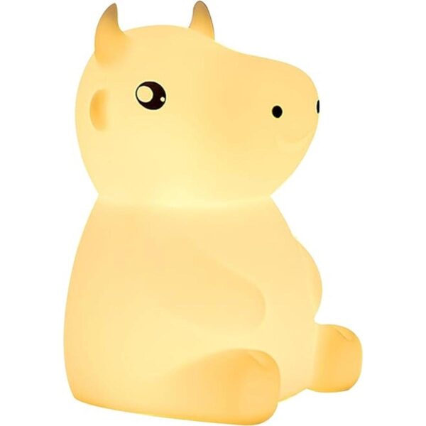 QANYI Linda luz nocturna de vaca para niños 7 colores que_1