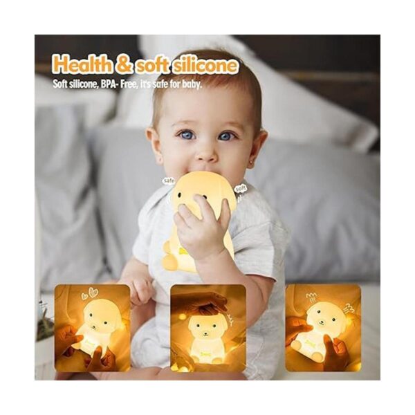 QANYI Luz nocturna para cachorros y perros luz LED que_5