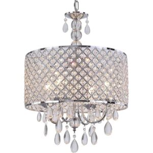 QS Candelabro moderno de 4 luces de cristal para cocina_1