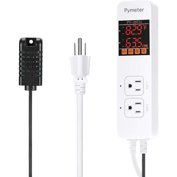 Pymeter Humidistat Temperatura Humedad Controlador Reptil