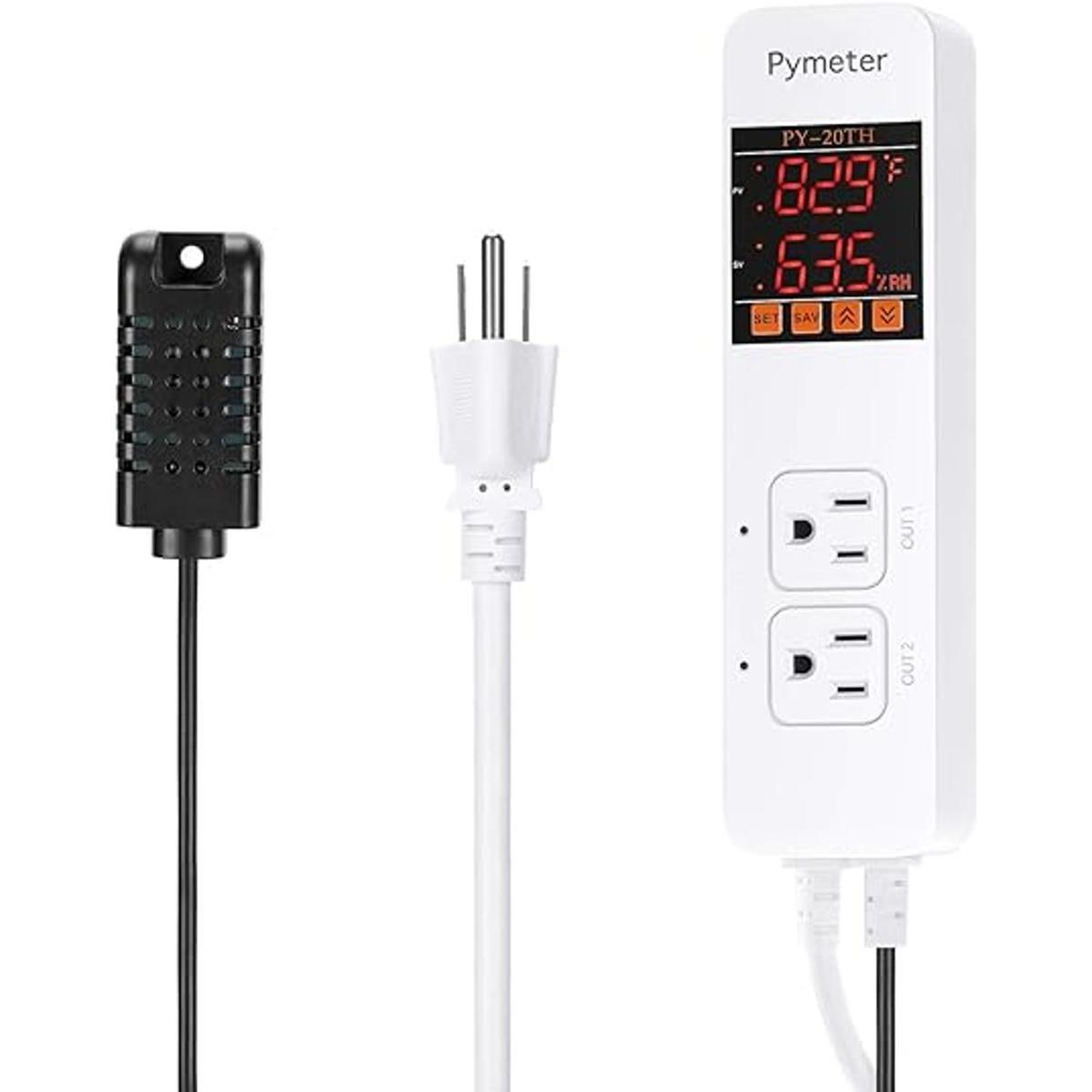 Pymeter Humidistat Temperatura Humedad Controlador Reptil