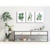 Pyradecor hojas verdes lienzo impreso arte de pared_5