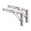 Pynsseu Soportes plegables para estante de 16 pulgadas