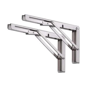 Pynsseu Soportes plegables para estante de 16 pulgadas